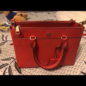 Red tory burch purse